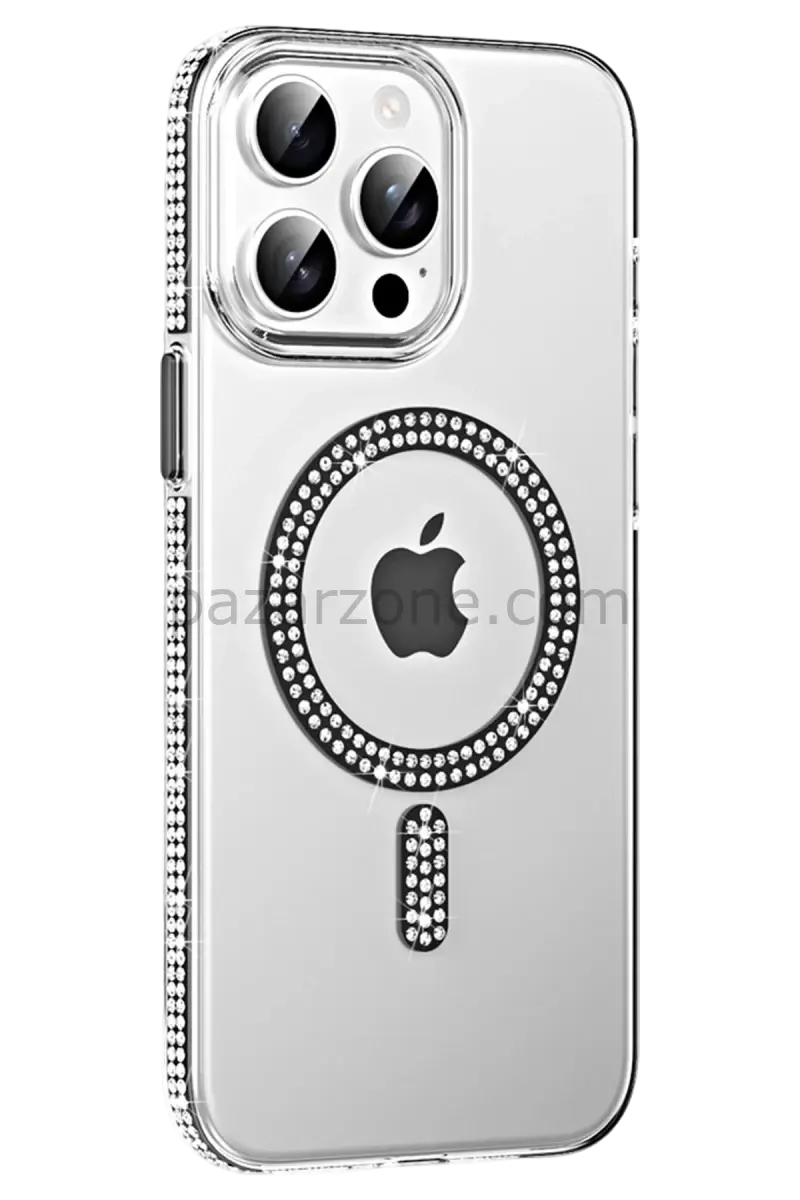 Joko Apple iPhone 14 Pro Max Move Taşlı Magsafe Kapak - Siyah