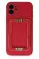 Newface Apple iPhone 12 Kılıf Coco Elit Kapak - Kırmızı