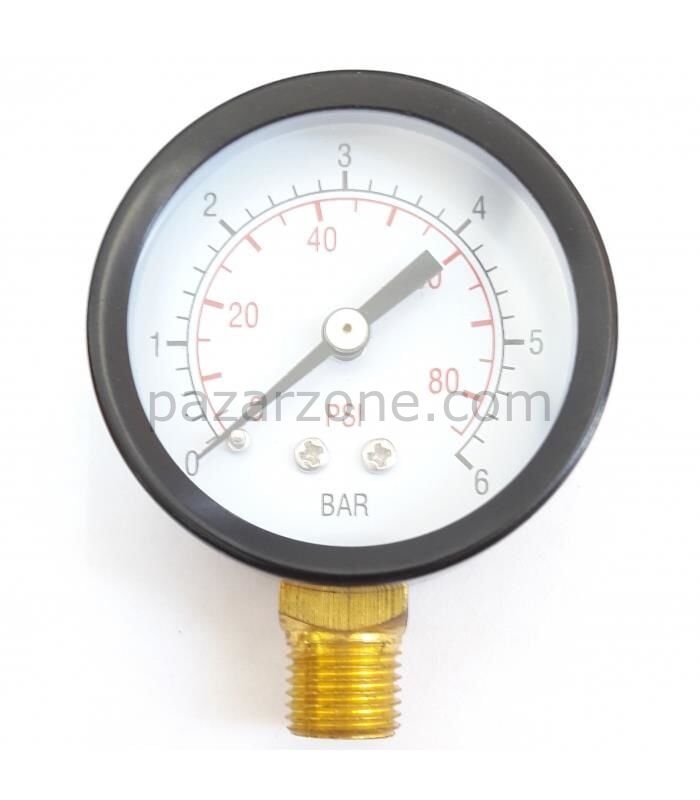 Manometre 50X6 Bar
