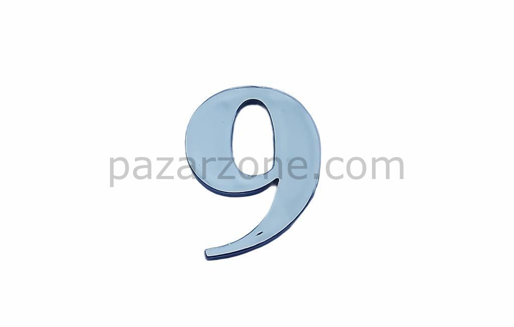 Cemax Villa Boy 9 Rakamı 8,5 cm Yapışkanlı