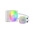 GAMDIAS AURA GL120 V2 WH, White Edition, 120mm,  RGB, 1 Fanlı, CPU Sıvı Soğutma