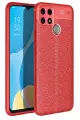 Newface Oppo A15 Kılıf Auto Focus Kapak - Kırmızı
