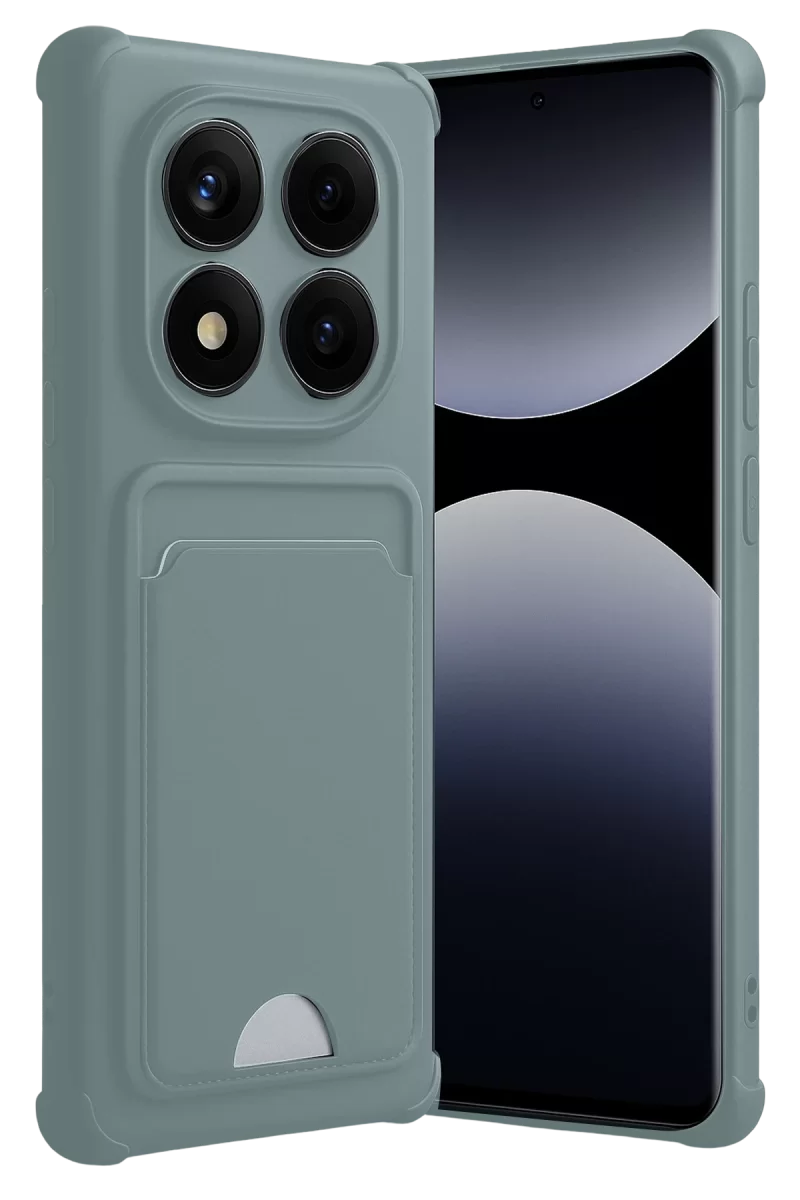 Newface Xiaomi Redmi Note 14 Pro 5G Kelvin Kartvizitli Silikon - Açık Yeşil