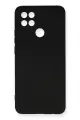 Newface Oppo A15 Kılıf Nano içi Kadife Silikon - Siyah