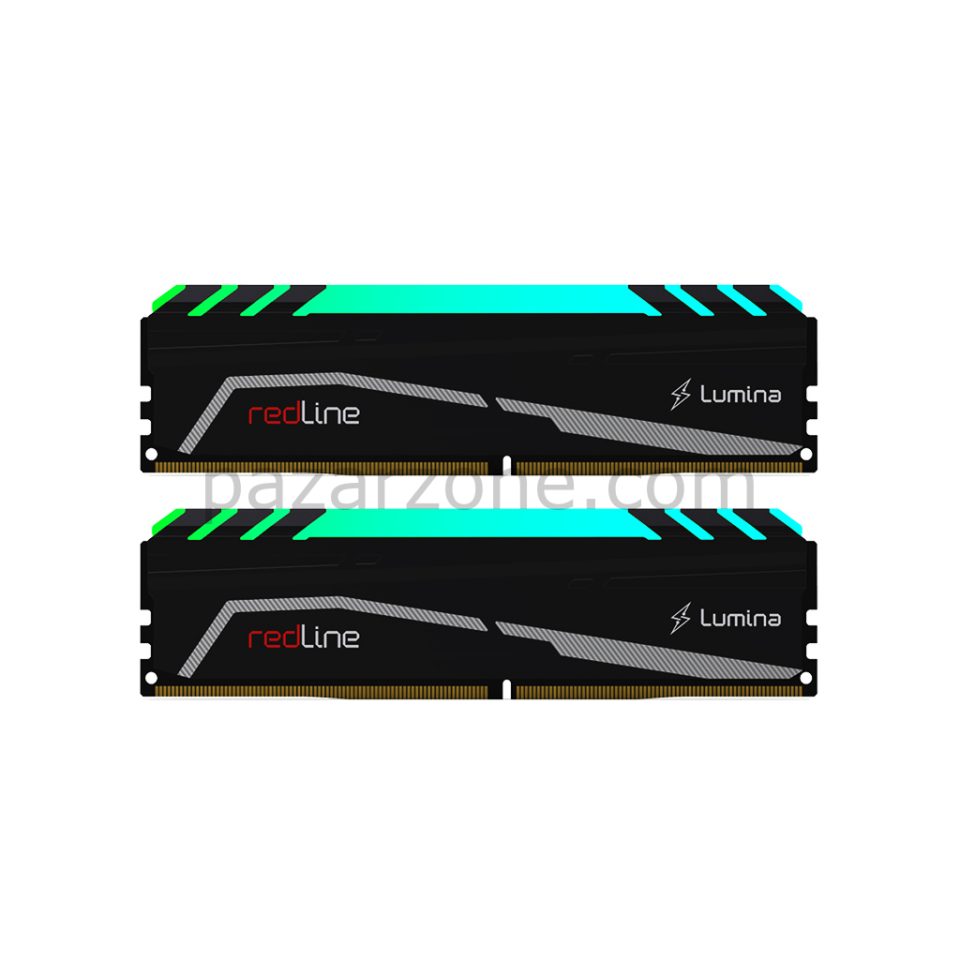 MUSHKIN redLine Lumina, MLA4C360JNNM8GX2, 2x8Gb Kit, 3600Mhz, DDR4, CL18, RGB, Desktop Gaming RAM (Soğutuculu)