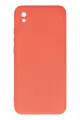 Newface Xiaomi Redmi 9A Kılıf Nano içi Kadife Silikon - Turuncu