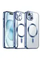 Newface Apple iPhone 13 Kılıf Kross Magneticsafe Kapak - Sierra Blue