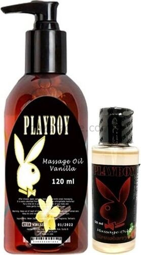 Playboy Aromaterapi Natural Massage Oil 120 ml + Çilek Aromalı Massage Vücut Masaj Yağı 50 ml