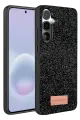 Onegif Samsung Galaxy A57 5G Bright Simli Kapak - Siyah