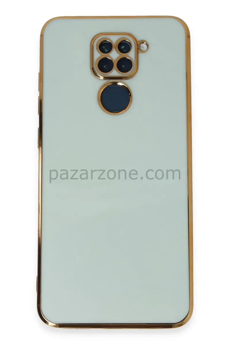 Newface Xiaomi Redmi Note 9 Kılıf Volet Silikon - Açık Yeşil