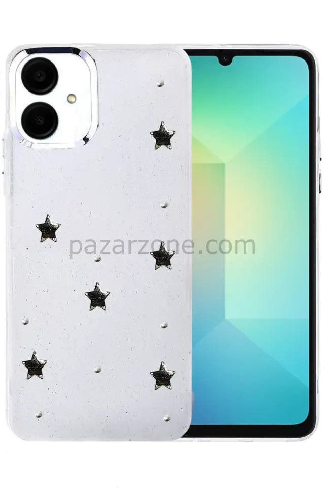 Newface Samsung Galaxy A06 Fiyonk Desenli Kapak - Desen 4