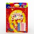 Rengarenk Happy Birthday Doğum Günü Mumları
