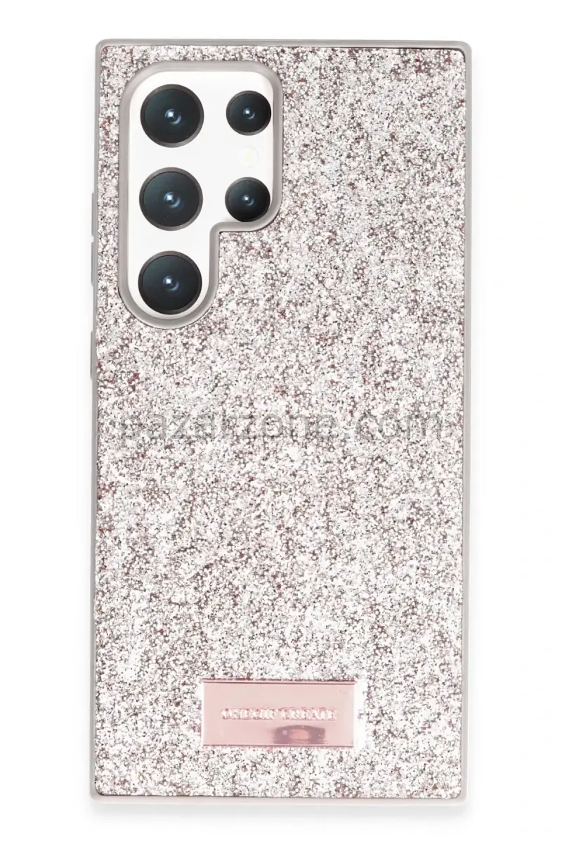 Onegif Samsung Galaxy S23 Ultra Bright Simli Kapak - Gold
