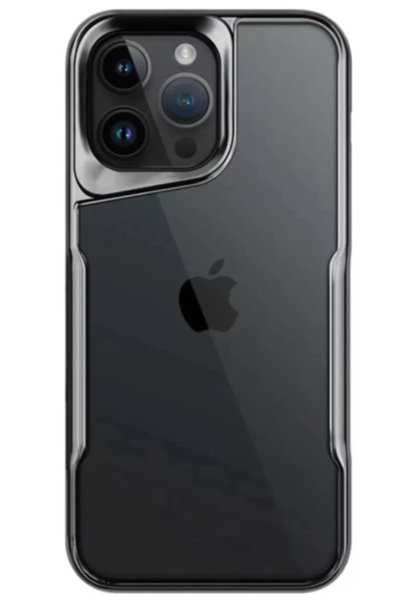 Newface Apple iPhone 15 Pro Max Kılıf Boyi Silikon Kapak - Titan Gri