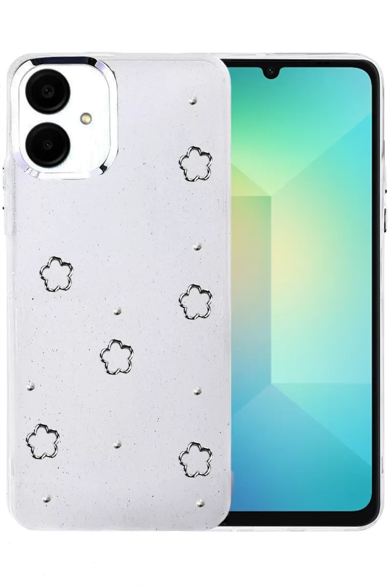 Newface Samsung Galaxy A06 Fiyonk Desenli Kapak - Desen 8