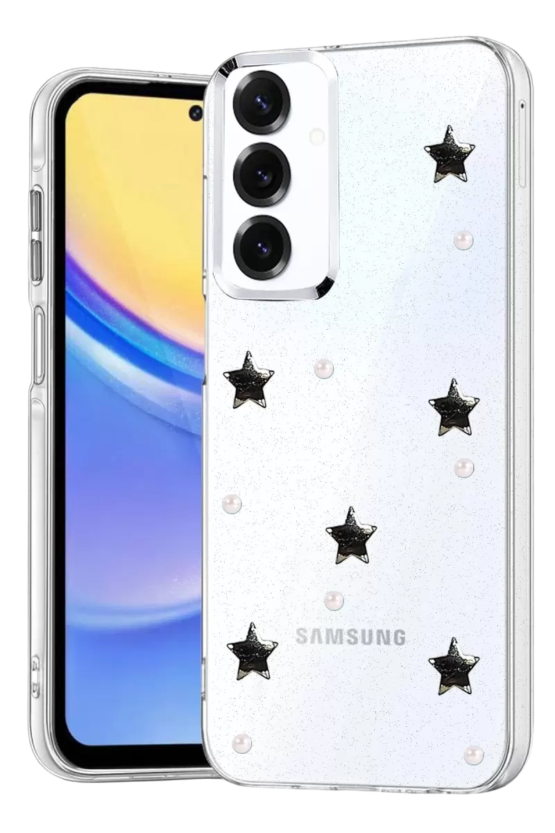 Newface Samsung Galaxy A24 4G Fiyonk Desenli Kapak - Desen 7