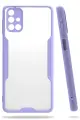 Newface Samsung Galaxy M31S Kılıf Platin Silikon - Lila