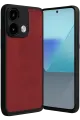 Newface Xiaomi Redmi Note 13 Pro 5G Kılıf Aras Deri Kapak - Kırmızı