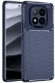 Newface Xiaomi Redmi Note 14 Pro 5G Kılıf Auto Focus Karbon Kapak - Lacivert
