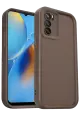 Newface Oppo A16 Kılıf Viera Silikon - Kahverengi