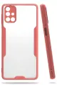 Newface Samsung Galaxy M31S Kılıf Platin Silikon - Pembe