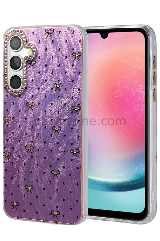 Newface Samsung Galaxy A24 4G Kılıf Blade Aynalı Desenli Kapak - Desen 2