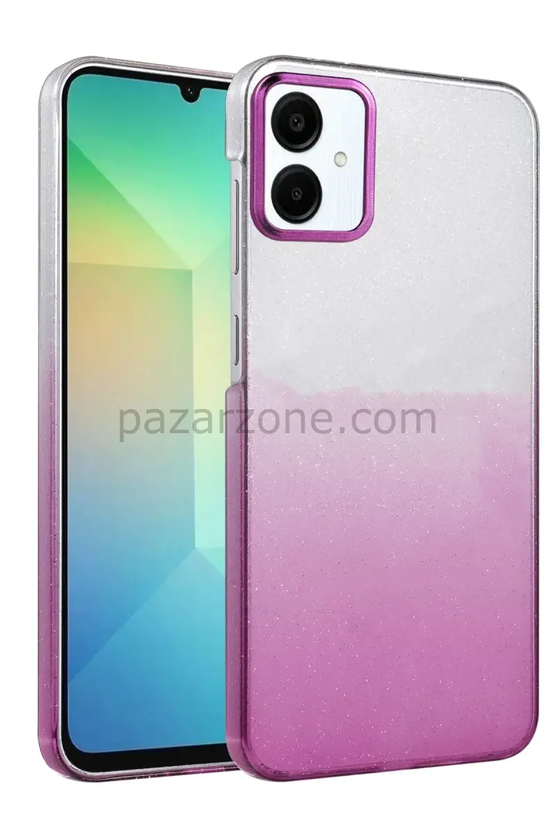 Newface Samsung Galaxy A06 Glossy Kapak - Mor