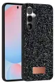 Onegif Samsung Galaxy S24 Bright Simli Kapak - Siyah