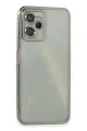 Newface Realme C35 Kılıf Razer Lensli Silikon - Gümüş