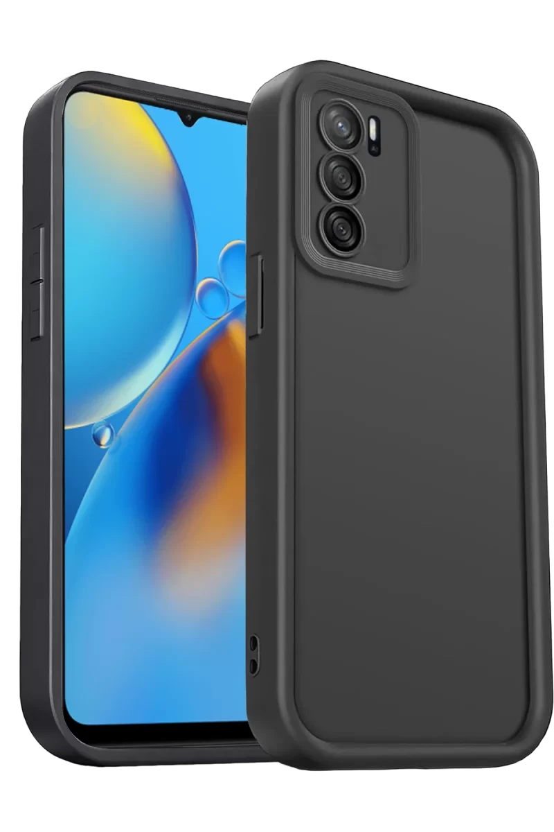 Newface Oppo A16 Kılıf Viera Silikon - Siyah