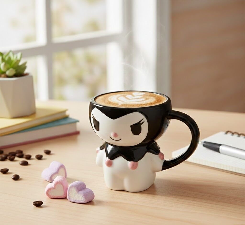 Sanrio Kuromi Kapaklı Kupa