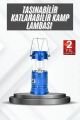 Kamp Lambası Güneş Enerjili Led Lamba Işıldak Şarjlı Powerbank Özellikli