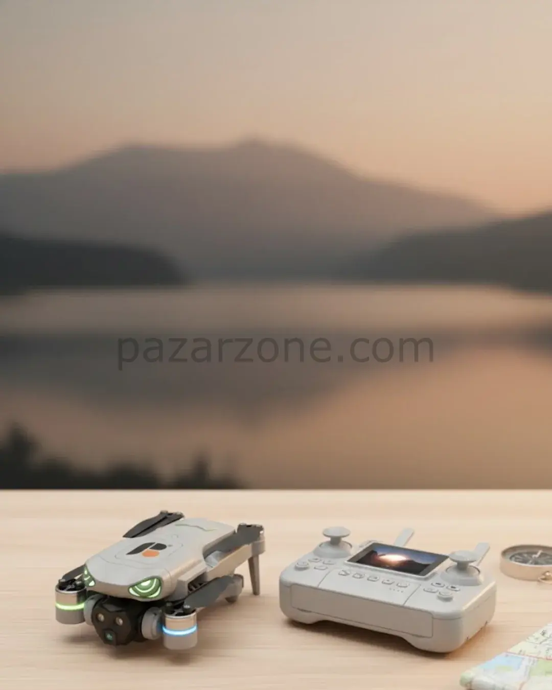 360° Takla ve Çift Kamera Özellikli Hobi Drone