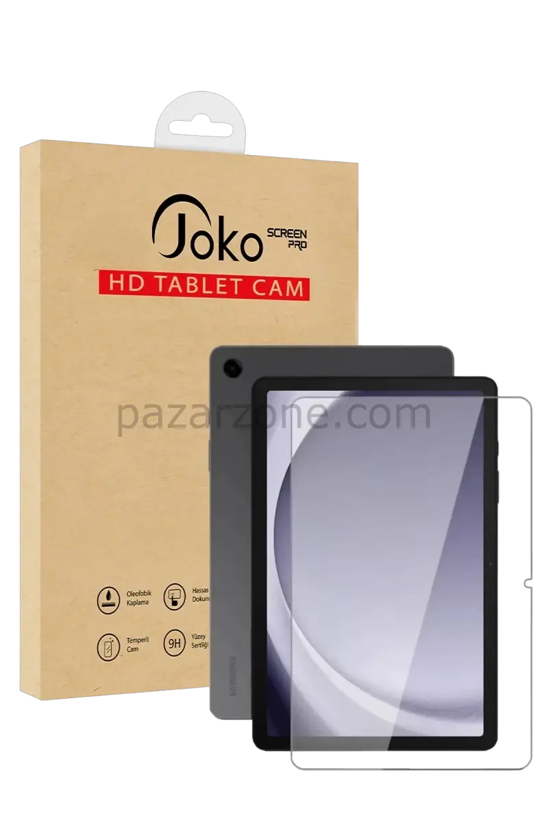 Joko Samsung Galaxy Tab A9 HD Tablet Cam Ekran Koruyucu - Şeffaf