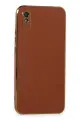 Newface Xiaomi Redmi 9A Kılıf Volet Silikon - Kırmızı