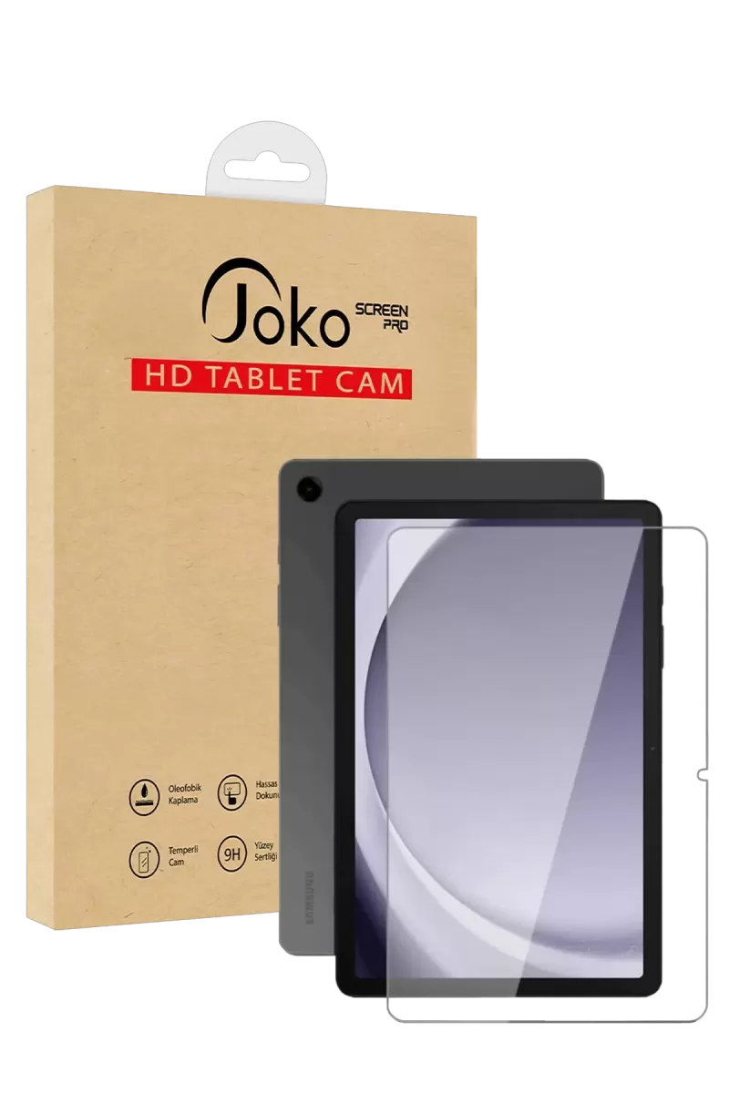 Joko Samsung Galaxy Tab A9 Plus HD Tablet Cam Ekran Koruyucu - Şeffaf