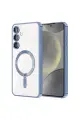 Newface Samsung Galaxy S24 Kılıf Kross Magneticsafe Kapak - Sierra Blue