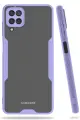 Newface Samsung Galaxy A22 Kılıf Platin Silikon - Lila