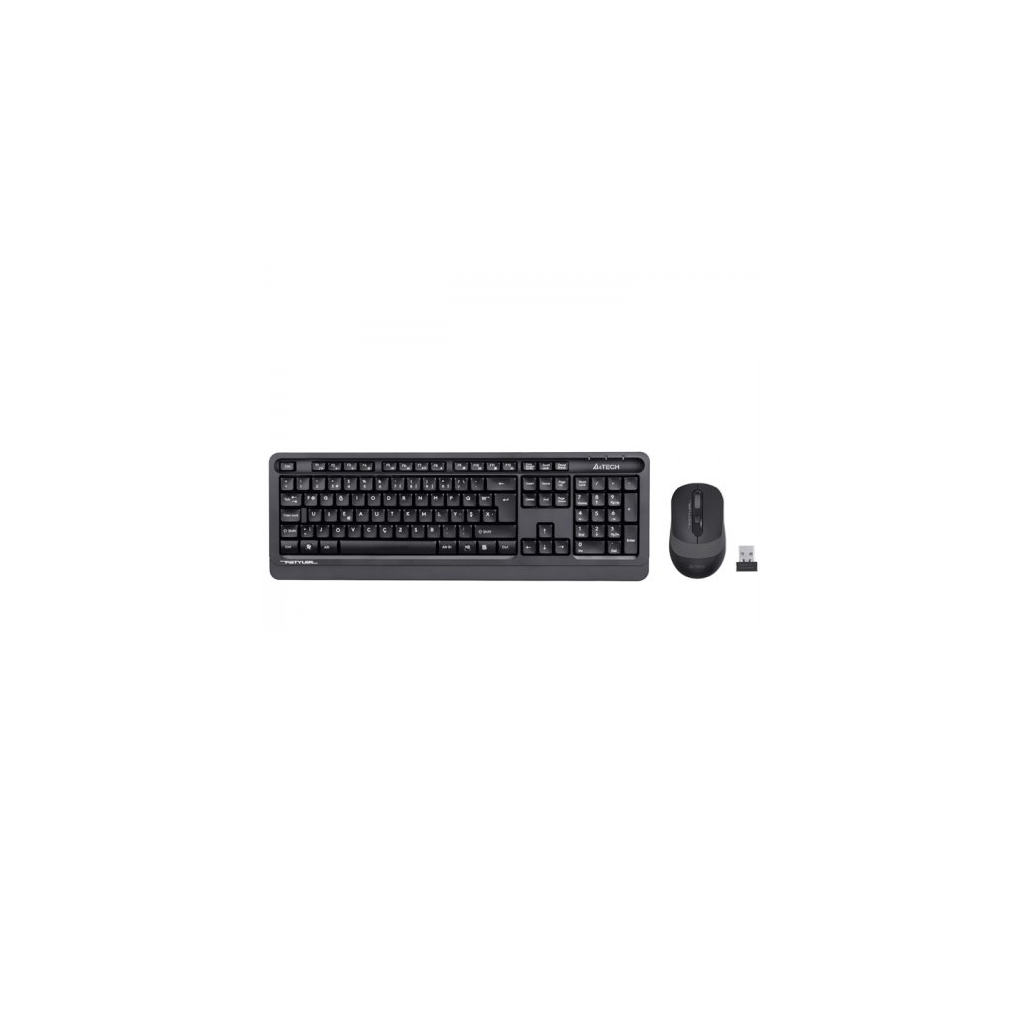 A4 TECH FG1010, Gri, FSTYLER, 2.4Ghz Kablosuz, Türkçe F, Klavye Mouse Set