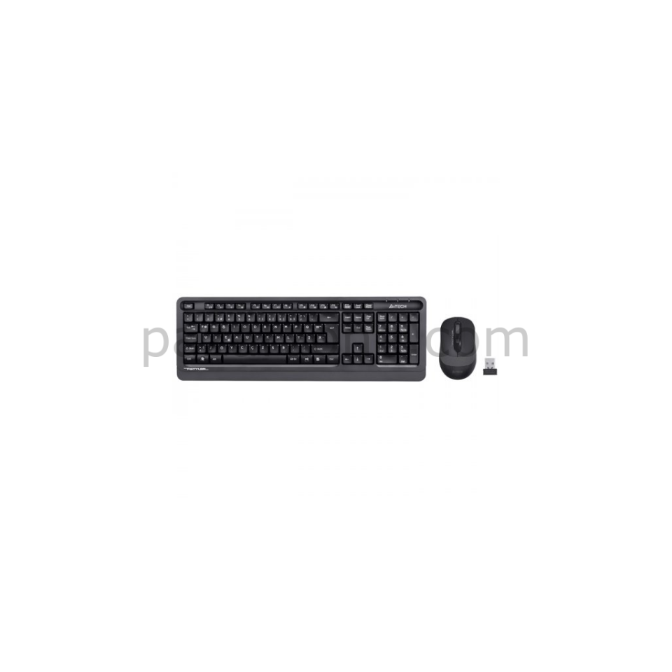 A4 TECH FG1010, Gri, FSTYLER, 2.4Ghz Kablosuz, Türkçe F, Klavye Mouse Set