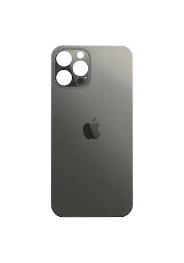 iPhone 12 Pro Arka Pil Kapağı (Cam) Siyah
