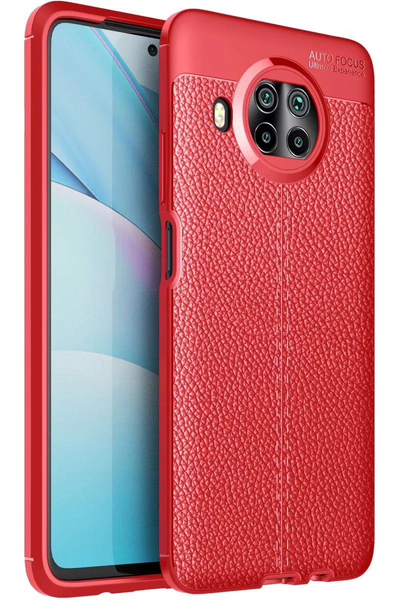 Newface Xiaomi Mi 10T Lite Kılıf Auto Focus Kapak - Kırmızı