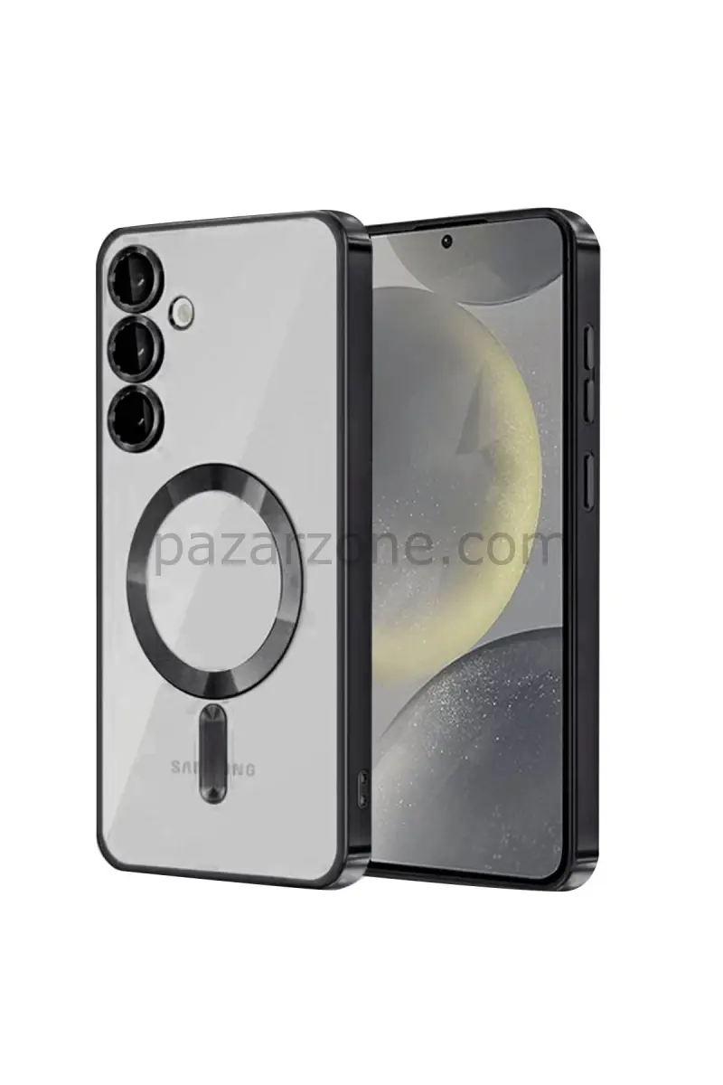 Newface Samsung Galaxy S24 Kılıf Kross Magneticsafe Kapak - Siyah