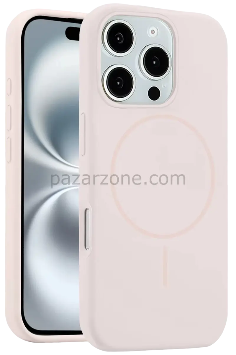 Joko Apple iPhone 16 Pro Kılıf Jully Magsafe Kapak - Pudra