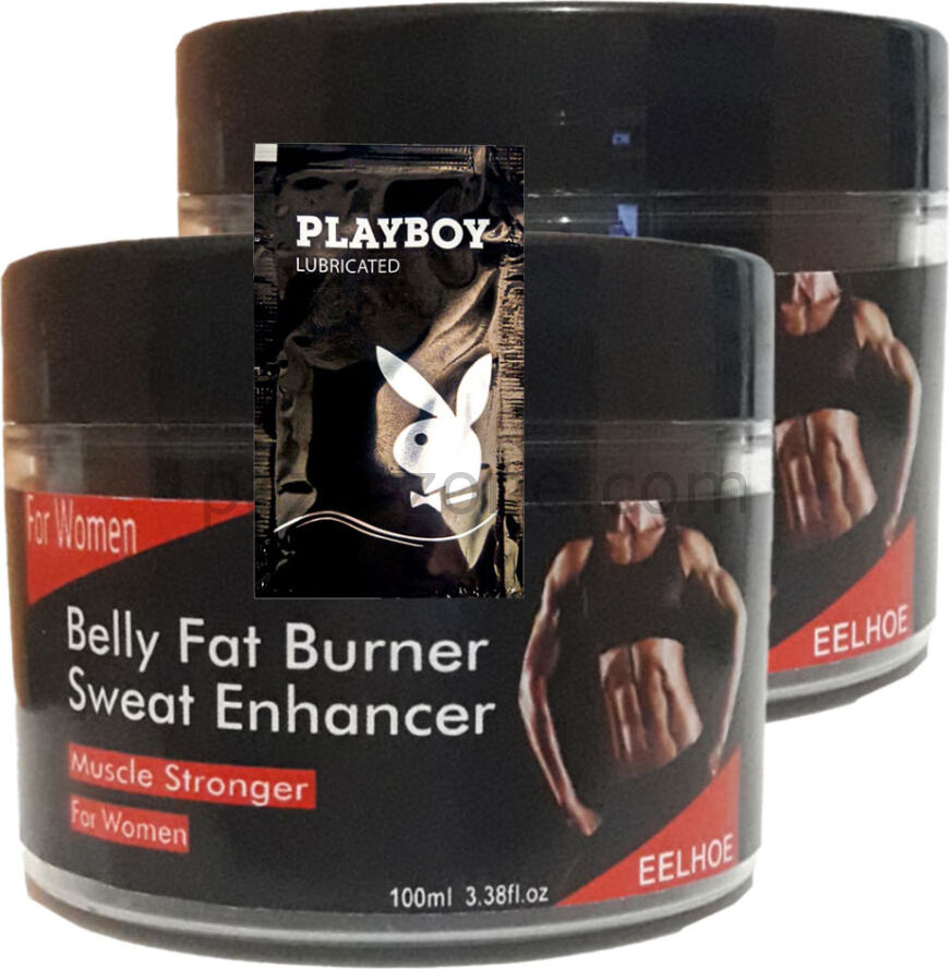 Eelhoe ASILKOZ2-2:0388 1+1 Belly Fat Burner Sweat Enhancer Kadınlara Özel Yağlara Parçalayıcı Kas Şekillendirme Kremi + 1 Tane Hed.iye Jel