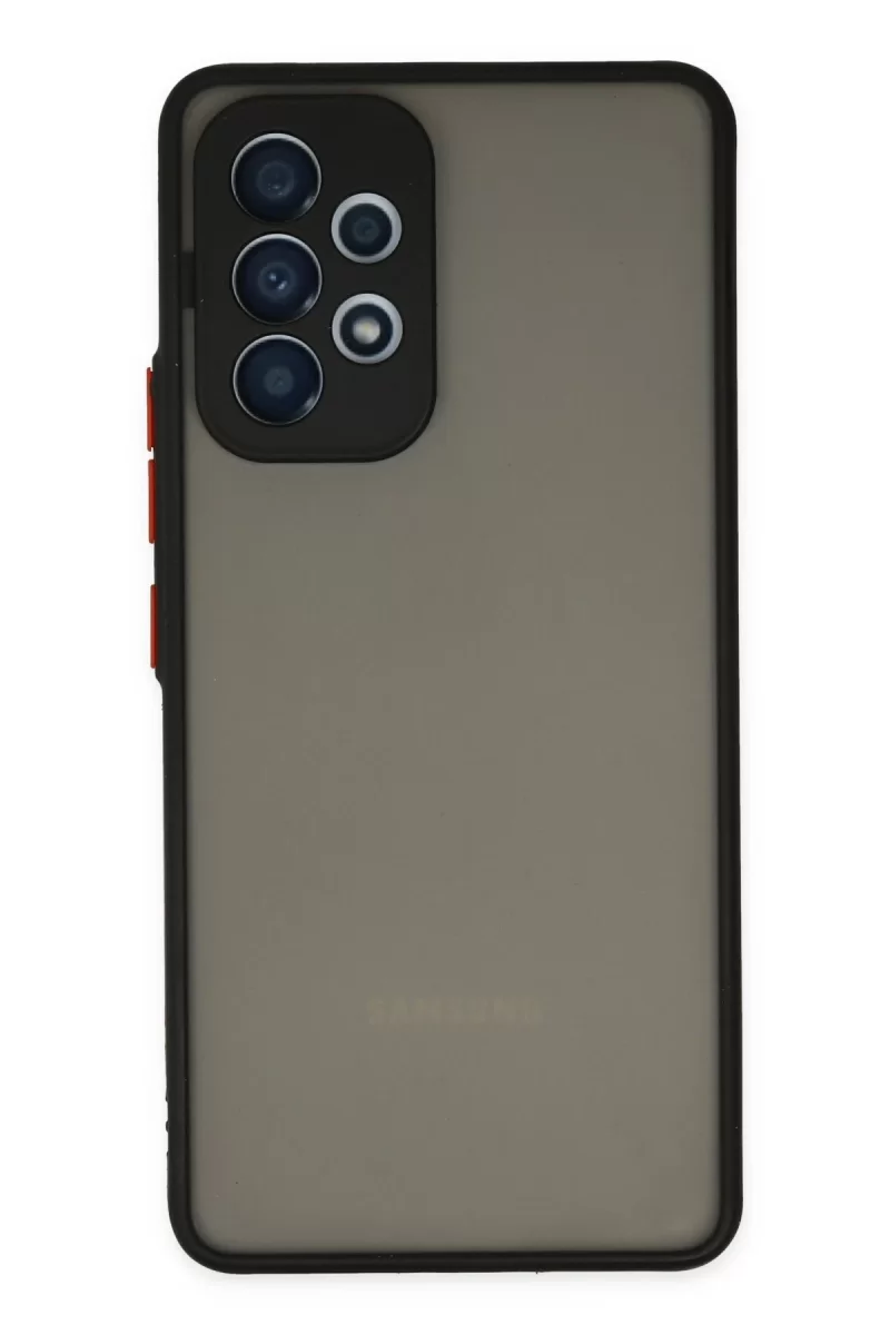 Newface Samsung Galaxy A53 5G Kılıf Montreal Silikon Kapak - Siyah