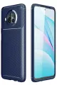Newface Xiaomi Mi 10T Lite Kılıf Auto Focus Karbon Kapak - Lacivert
