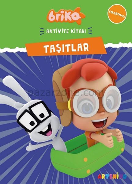 Briko Taşıtlar - Çıkartmalı Aktivite Kitabı Serisi