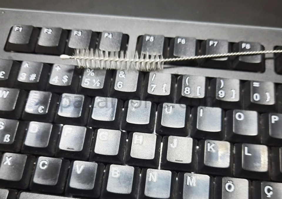 3 Lü Pratik Fırça  Esnek Bükülebilir Klavye Mouse Arası Temizlik Fırçası