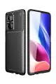 Newface Xiaomi Poco M5 Kılıf Auto Focus Karbon Kapak - Siyah